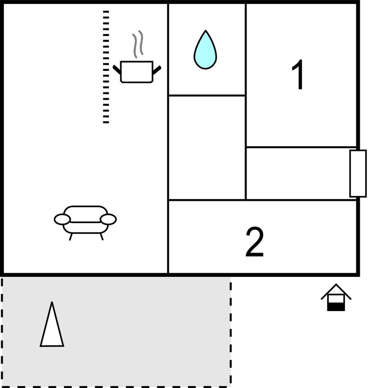 Nice Home In Jezera With Wifi Zewnętrze zdjęcie